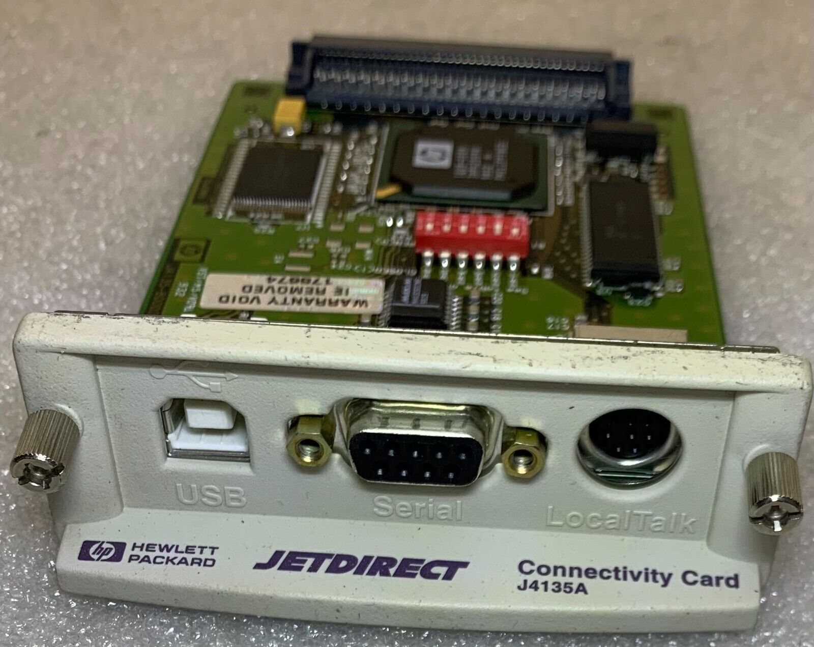 HP JetDirect Connectivity Card - J4135A - Serial, USB & LocalTalk 