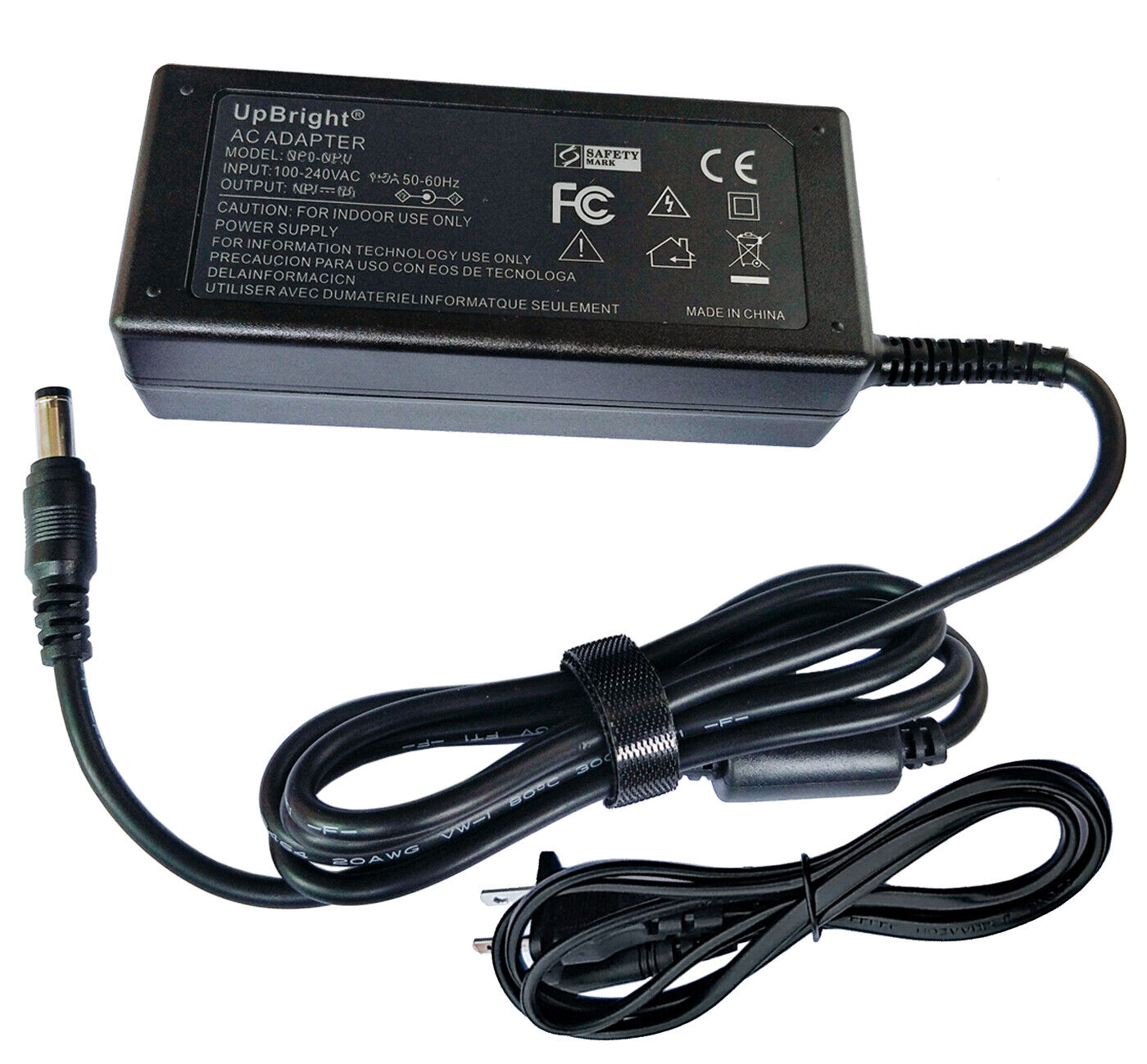 AC Adapter or Car For WattFun AC50 500Wh Portable Power Station T90-275A325-00