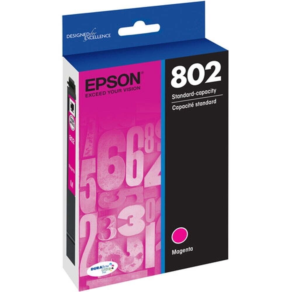 NEW SEALED Epson 802 DURABrite Ultra Ink Magenta 03/2024