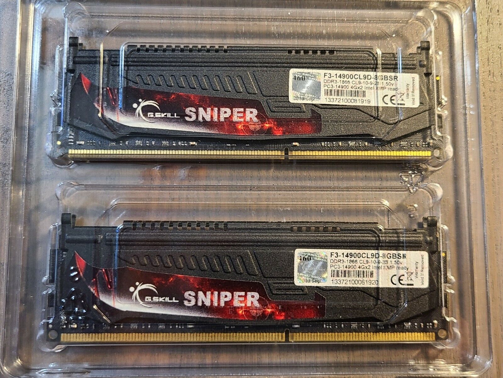 G.SKILL Sniper 8GB (2x 4GB) 240-Pin DDR3 1866 (PC3 14900) Desktop Memory