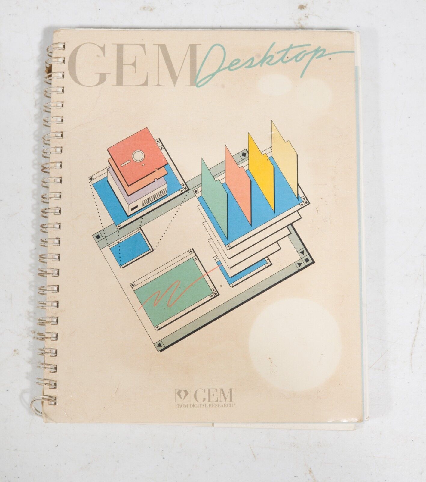 Vintage Digital Research Microage GEM Desktop version 1.1 5.25