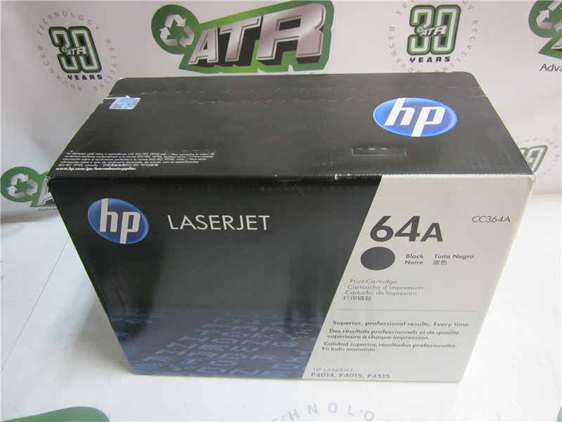 Genuine HP 64A CC364XC Black Toner Cartridge - New, Sealed