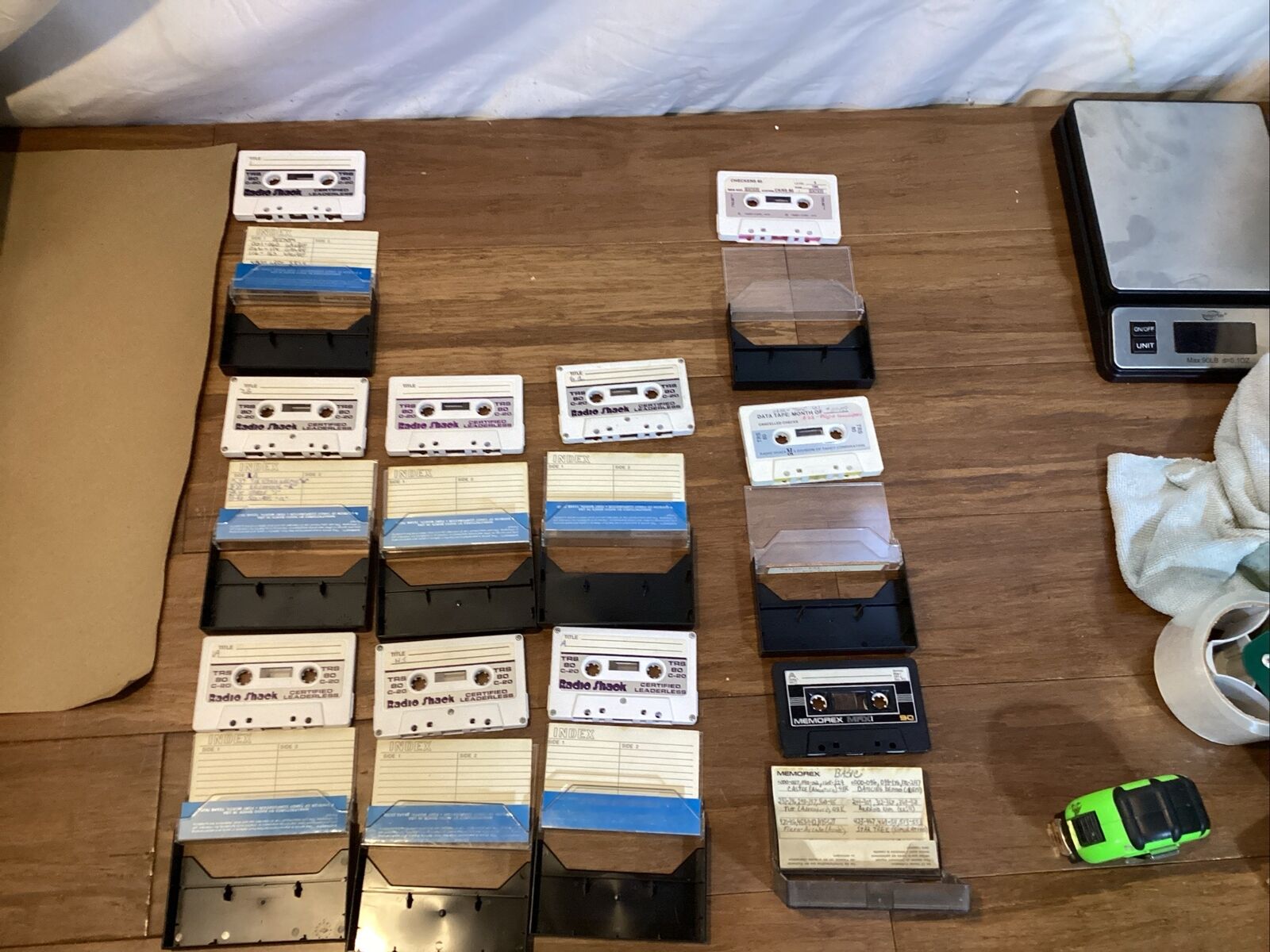 Vintage Tandy TRS-80 C-20 Computer Cassette Tapes (x7) 26-301 + 6 MISC See Desc