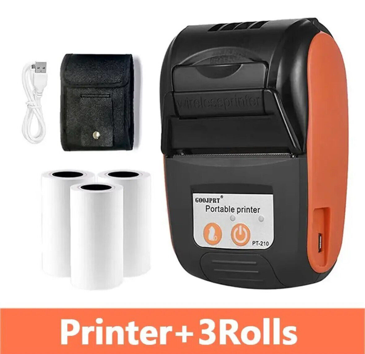 Wireless Mini Thermal Printers Receipt Bluetooth Mobile Phone Android Bill Maker