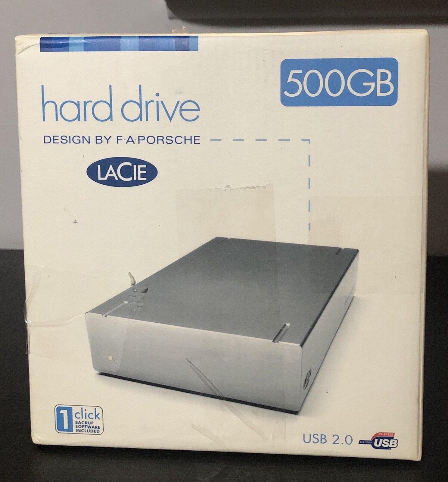 LaCie Hard Drive 500GB designed by F A Porsche (Free Shipping)