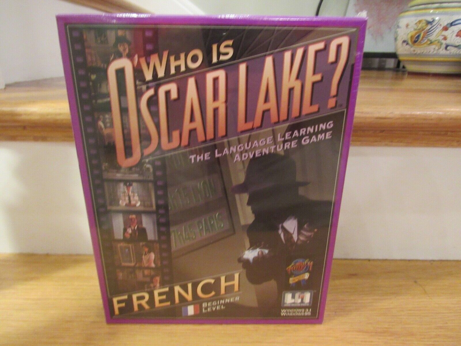 NEW SEALED WHO IS OSCAR LAKE? French Language Learning Beginner Level PC CD 
