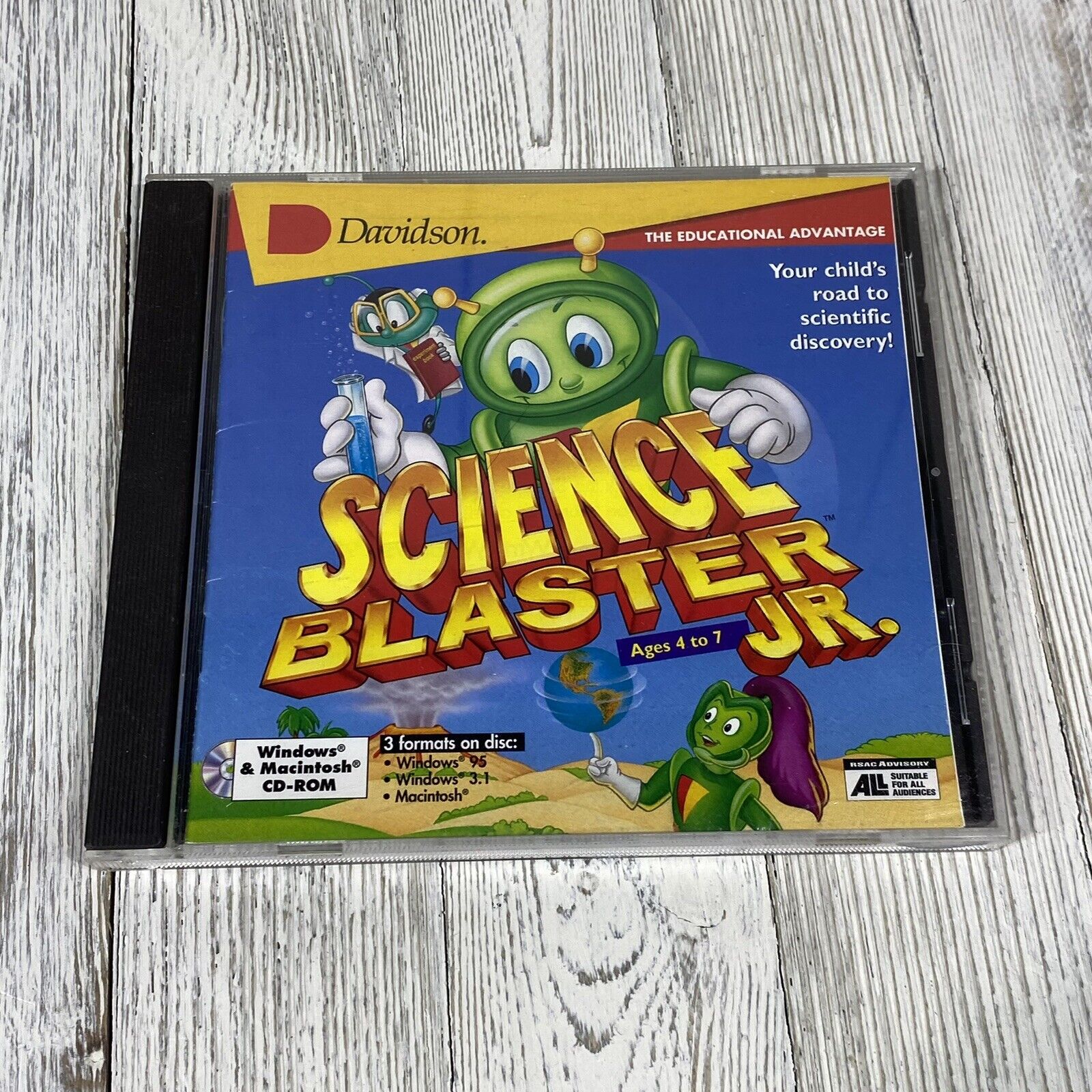 Davidson Science Blaster Jr. Windows 95 / Windows 3.1 / Mac OS  CD-ROM 