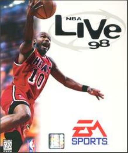NBA Live 98 + Manual PC CD classic national basketball league teams dunk game