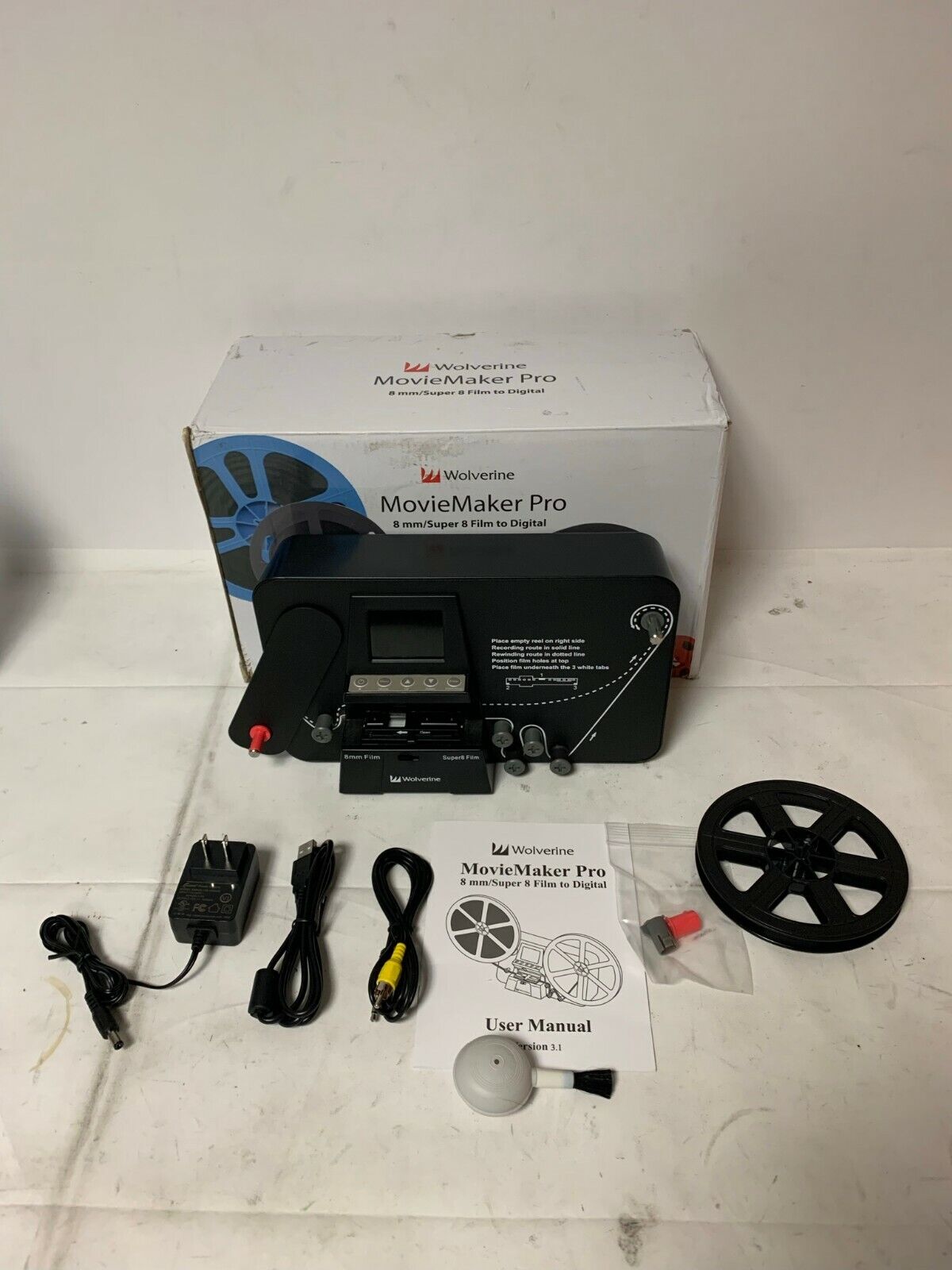 Wolverine Data MovieMaker PRO 8mm and Super 8 Converter - Up to 9\