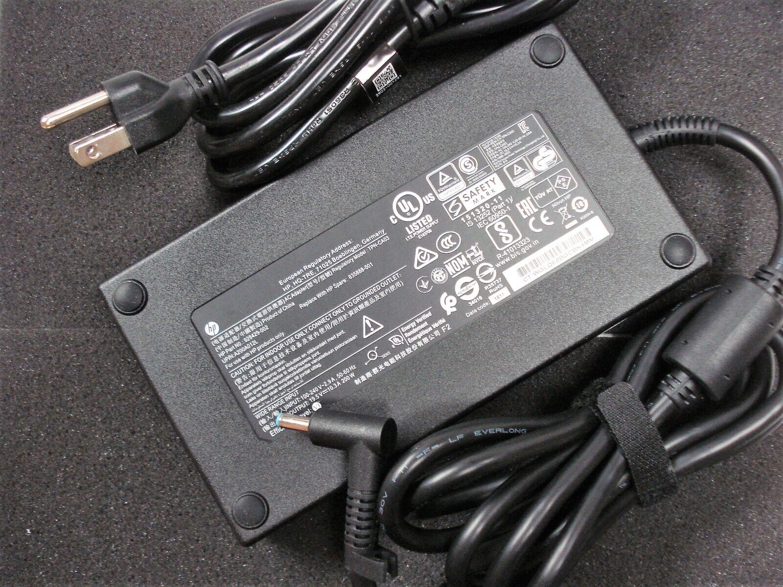 NEW Genuine OEM 200W TPN-CA03 Charger for HP ZBook Fury 15 G8 Mobile Workstation