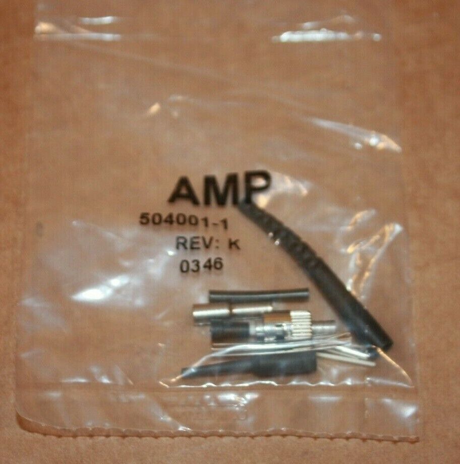 AMP TE 504001-1 LightCrimp Fiber Optic Connector, Simplex, Multi-Mode, ST C-115