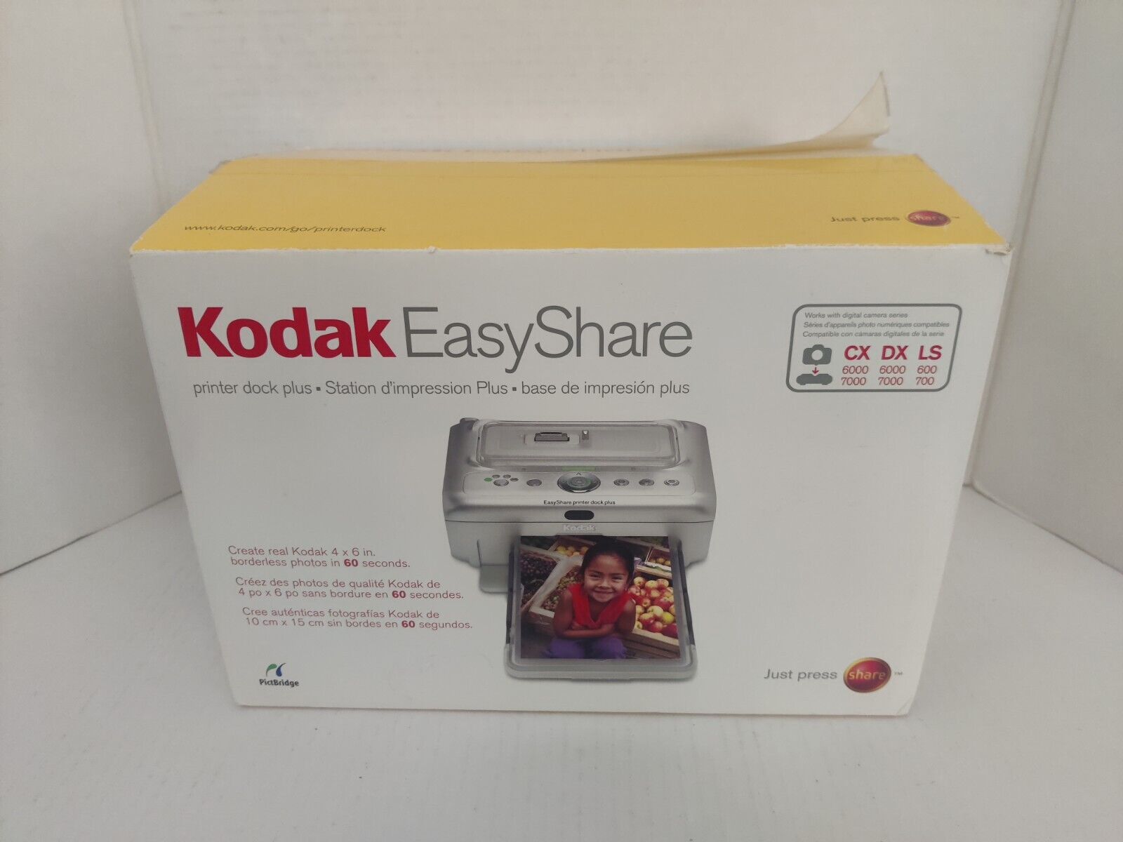NEW Kodak EasyShare Printer Dock Plus for CX 6000 7000 DX 6000 7000 LS 600 700