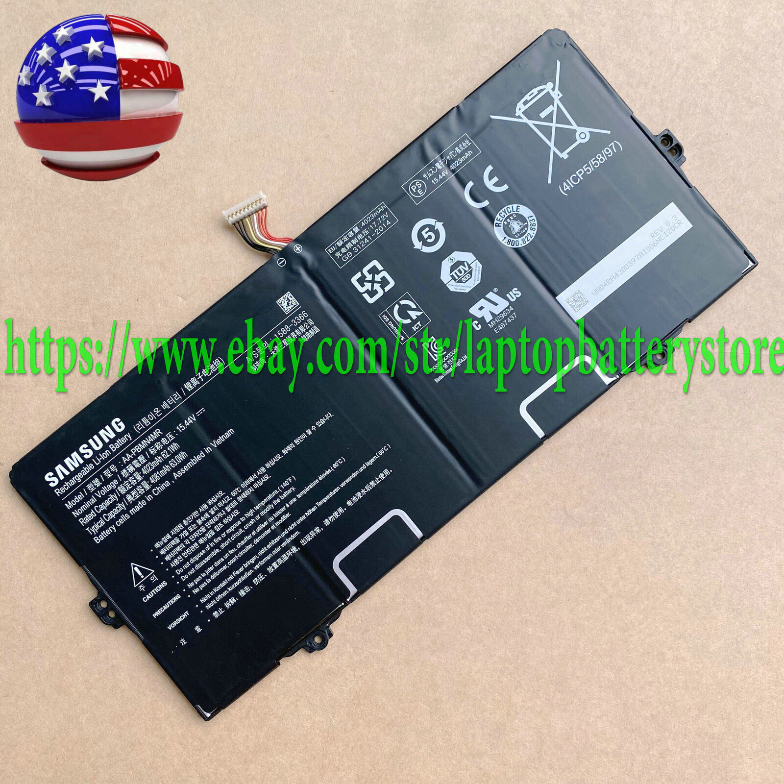 Genuine AA-PBMN4MR Battery For Samsung Galaxy Book Pro 360 13 NP930XDB NP930QED