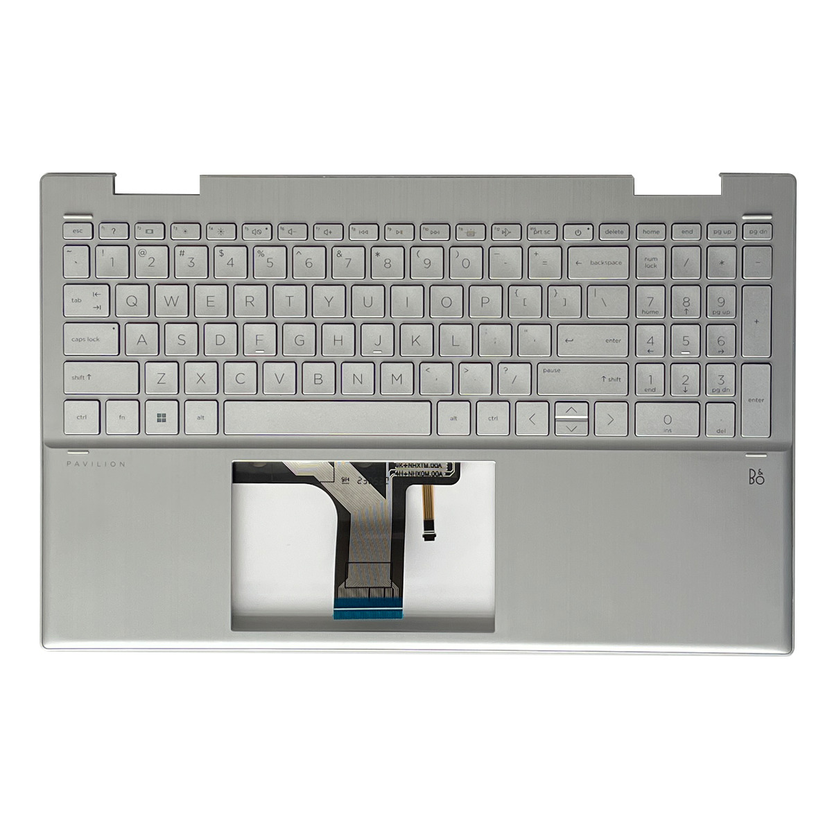 New For HP 15-ER 15-ER0051NR Palmrest Backlit Keyboard M45130-001 M45127-001