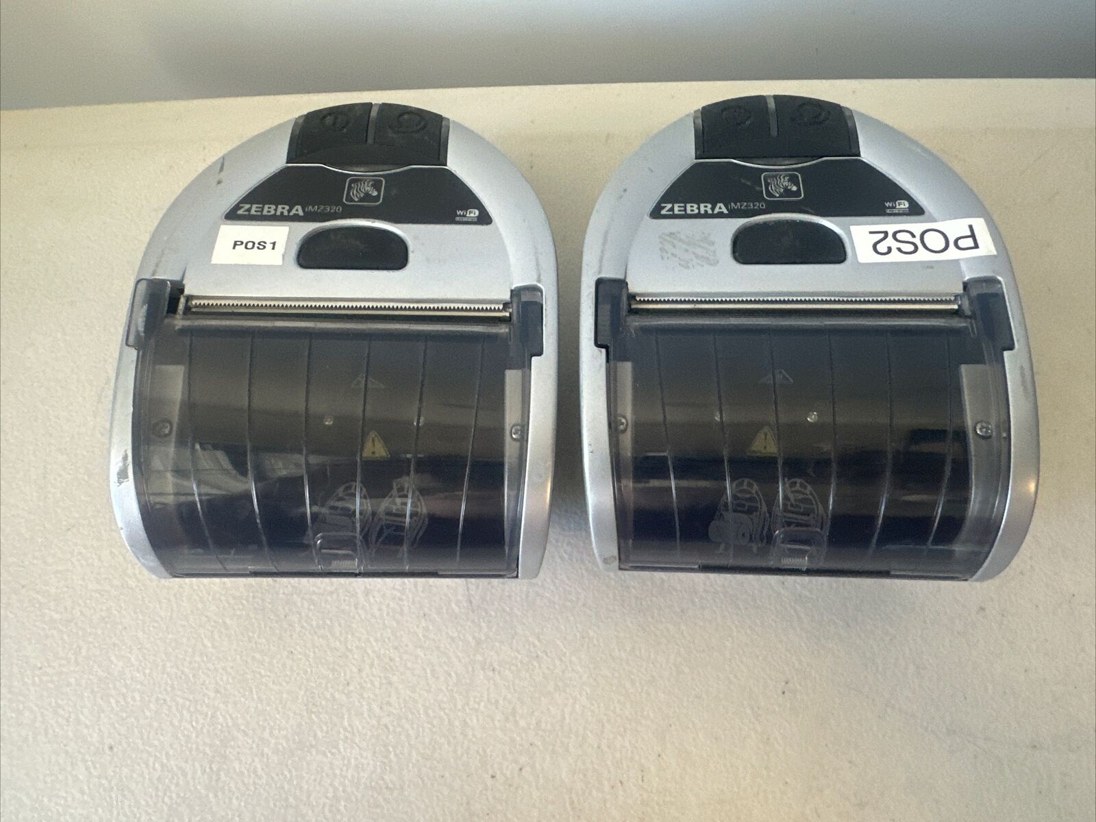 Lot Of 2 Zebra IMZ320 Direct Thermal Mobile Printer /FOR  PARTS