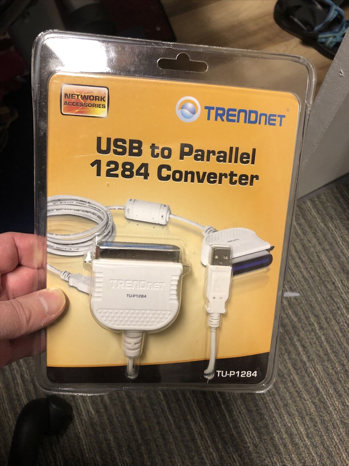 TRENDnet USB 1.1 to Parallel Printer Cable Converter TU-P1284 New