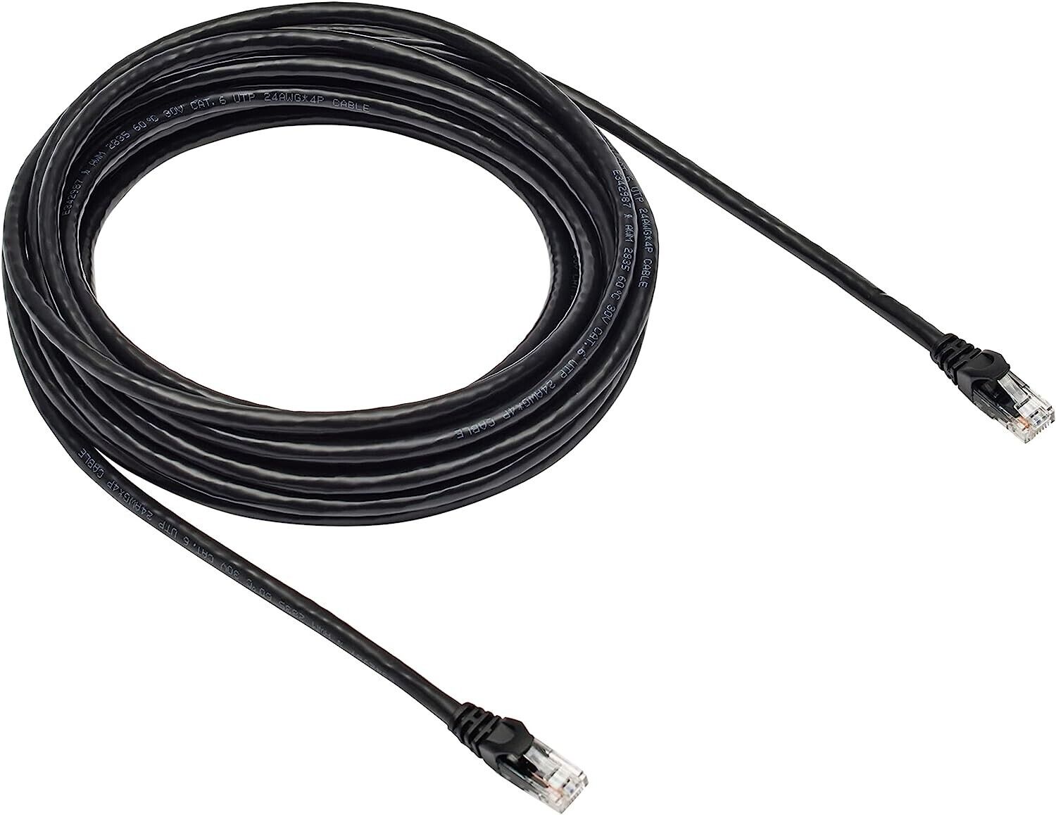 Amazon Basics 10-Pack RJ45 Cat 6 Ethernet Patch Cable 25ft