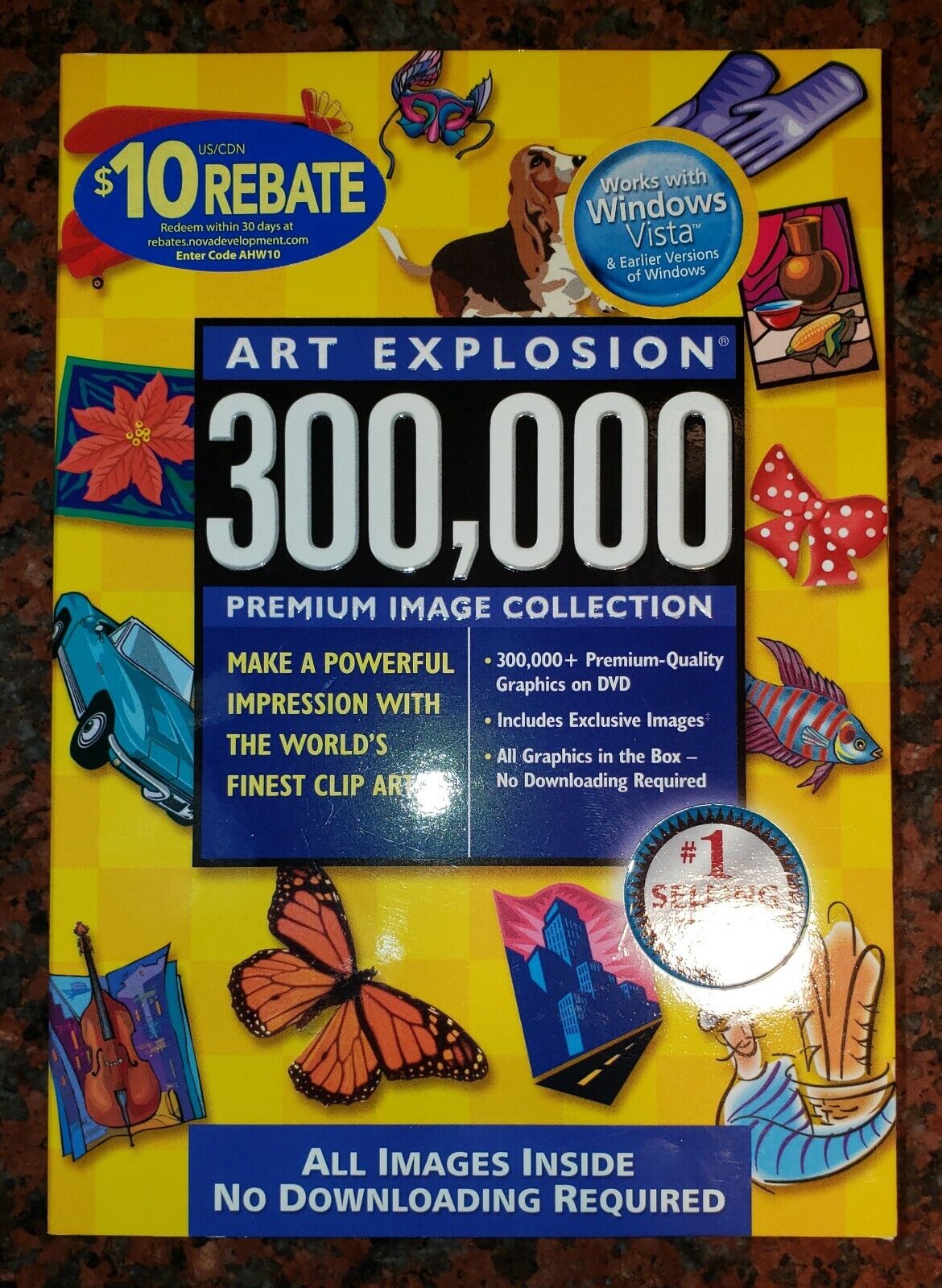 Nova Development Art Explosion 300,000 Software DVD Premium Image Collection NOS