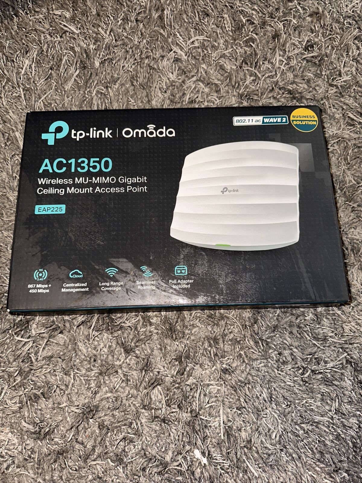 TP-Link EAP225 V3 AC1350 Wireless MU-MIMO Gigabit Ceiling Mount Access Point