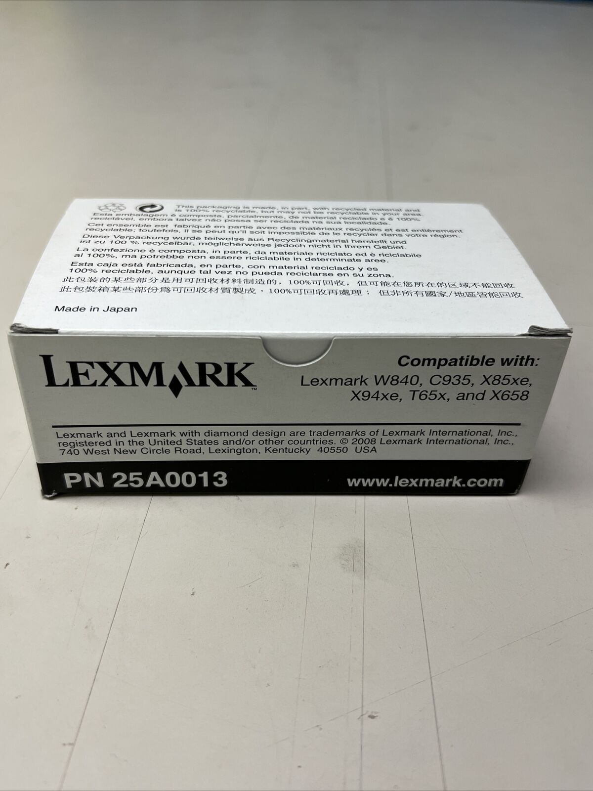 Genuine Lexmark 25A0013  Staple Cartridge - NEW SEALED