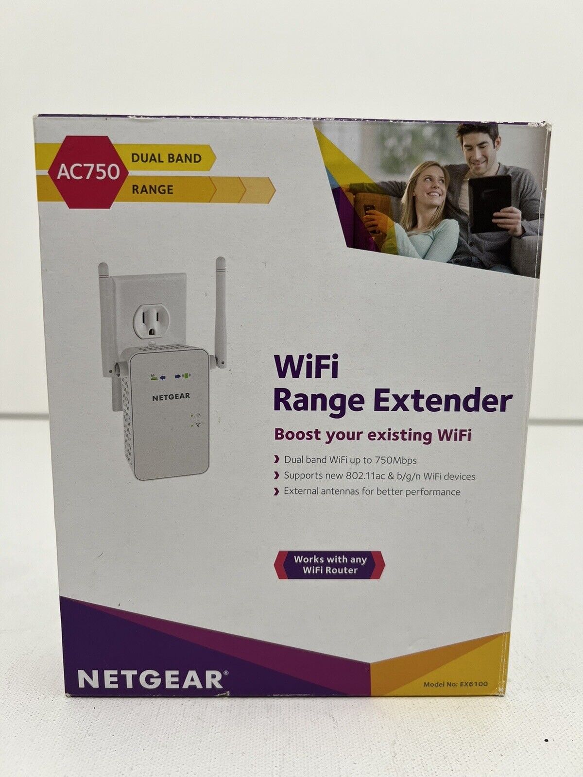 NOB NETGEAR AC1200 Wi-Fi Range Extender - EX6120