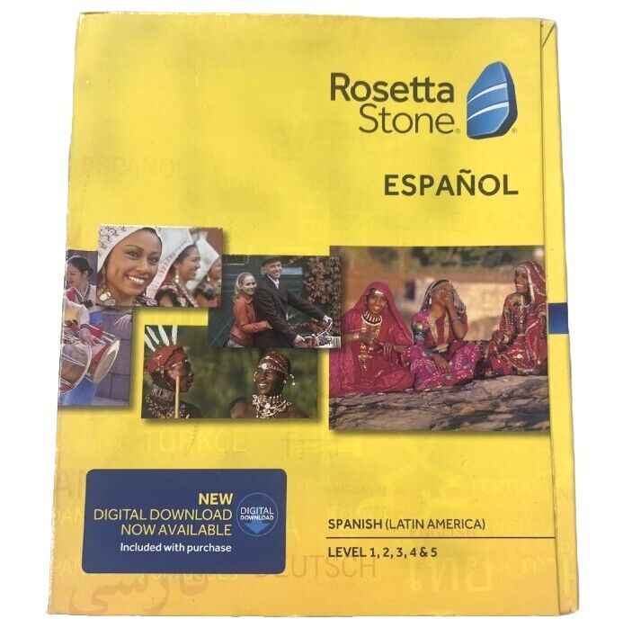 Rosetta Stone Spanish (Latin America) Level 1-5 Set