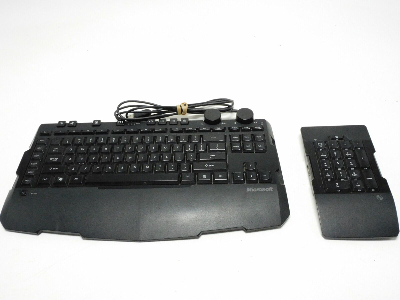 Microsoft Sidewinder X6 Keyboard 1361 KU0753 with Number Pad