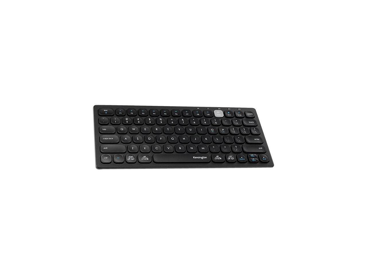 Kensington K75502US Black 2.4 GHz + Bluetooth Compact Keyboard