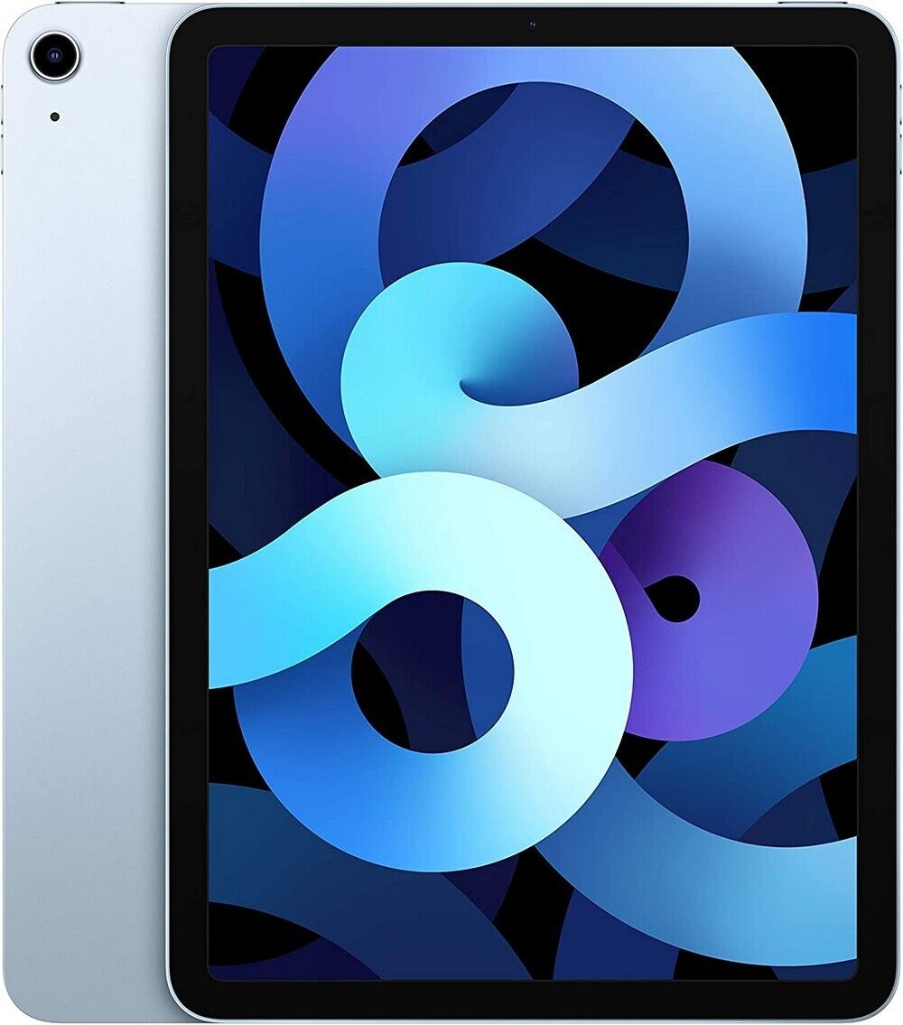 Apple iPad Air 4 (2020) Unlocked | Blue, 64GB, 10.9 in | Grade B-, Heavy Shadow