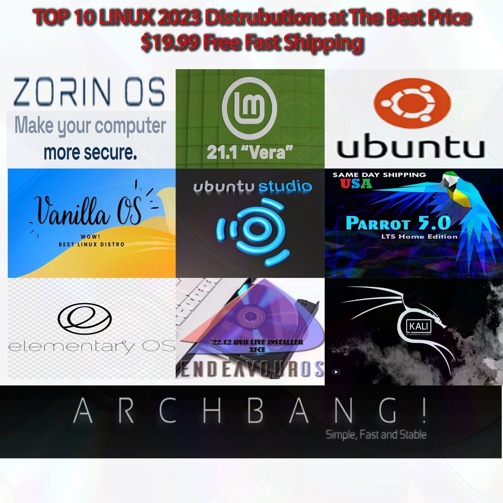 Top 10 Linux Distros 2023 
