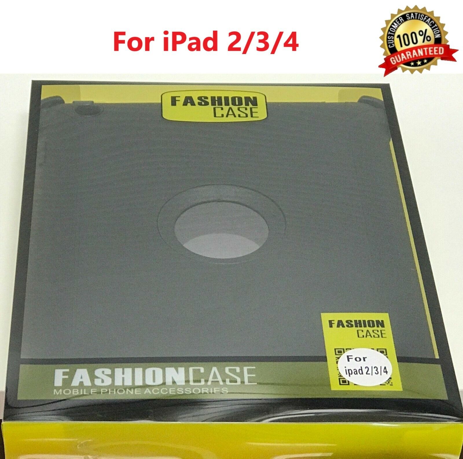 For iPad 2 3 4 Heavy Duty Case W/ Screen Protector(Stand fits Otterbox Defender)