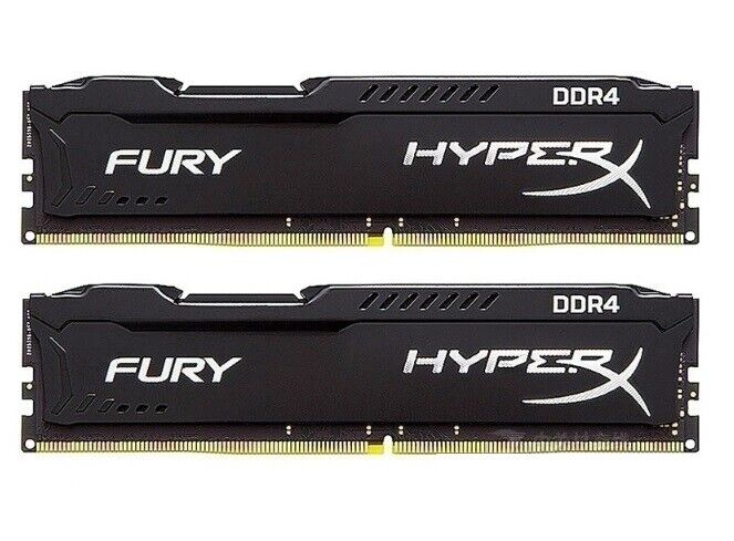 HyperX FuryRAM PC4-23400 DDR4 2933MHZ 8GB (1x8GB) HX429C16FB/8 Black