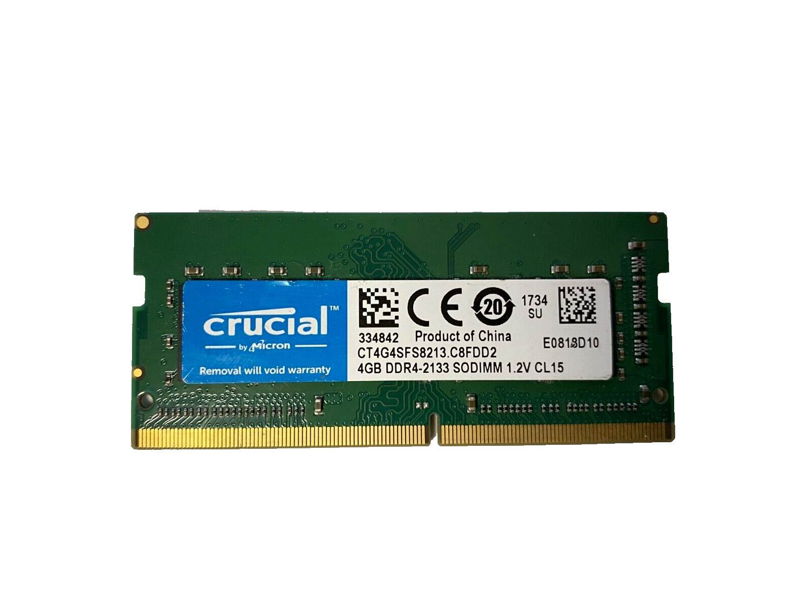 Crucial by Micron 4GB x2 DDR4-2133 SODIMM 1.2V CL15