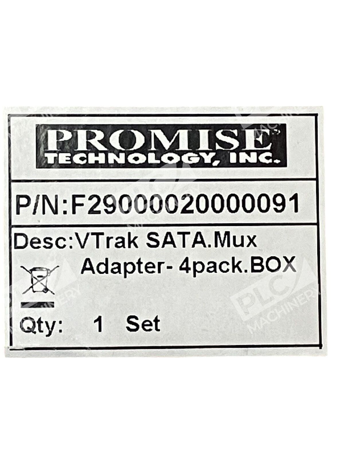 Promise Technologies F29000020000091 VTrak SATA.Mux Adapter - 4pack.BOX