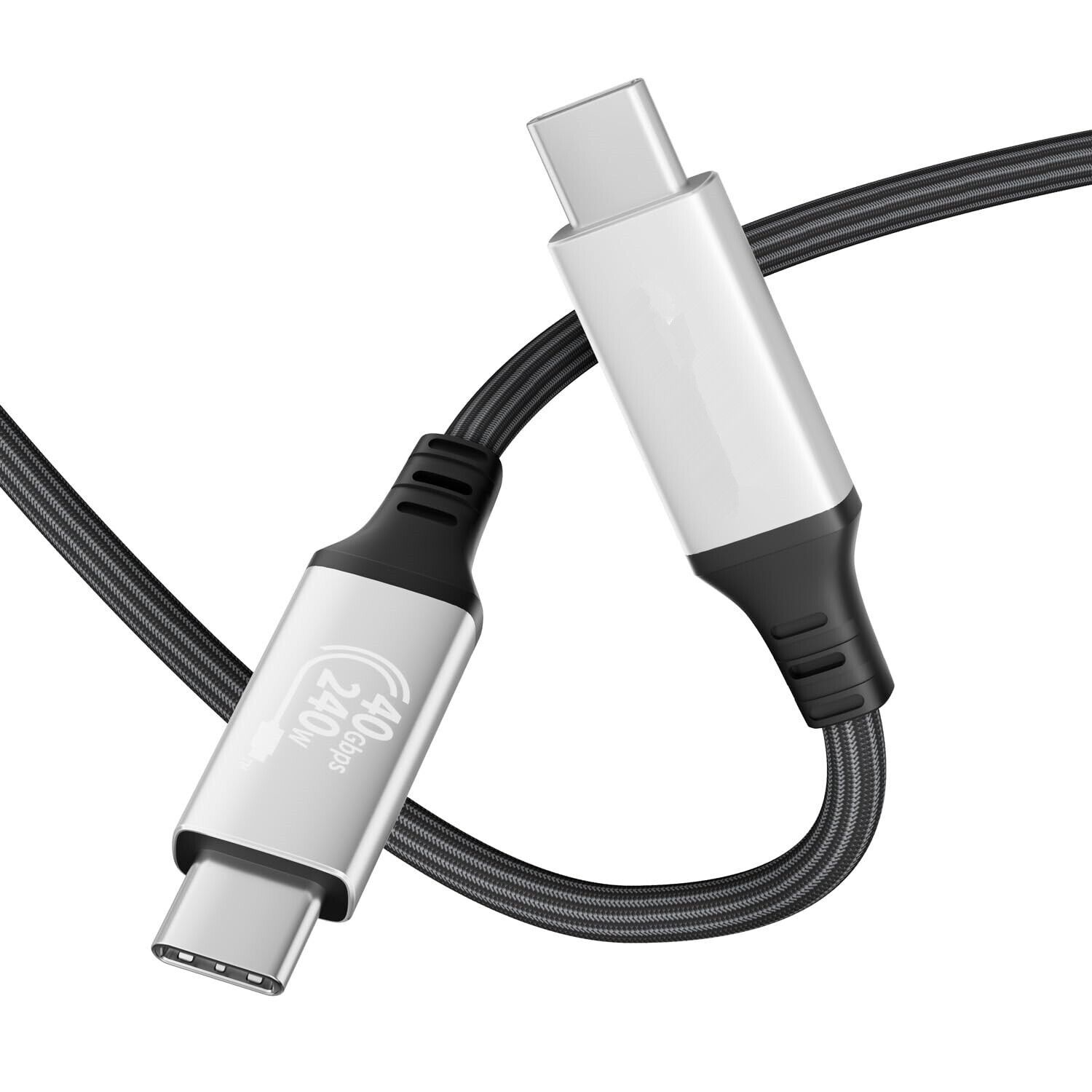 USB4 Cable 240W 3.3Ft ,Fast Charging, Supports 40Gbps Data Sync and 8K Display, 