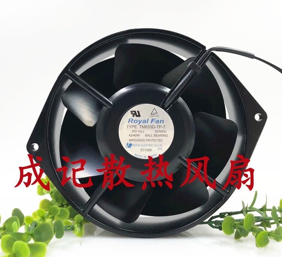 1 pcs Royal Fan TM655D-TP-7 200V 43 * 40W all metal cooling fan