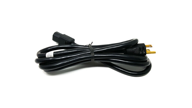 Heavy Duty 14AWG SJT AC Power Cable 6.5' Black IEC C13-NEMA5-15p NEW,PC LAB LCD