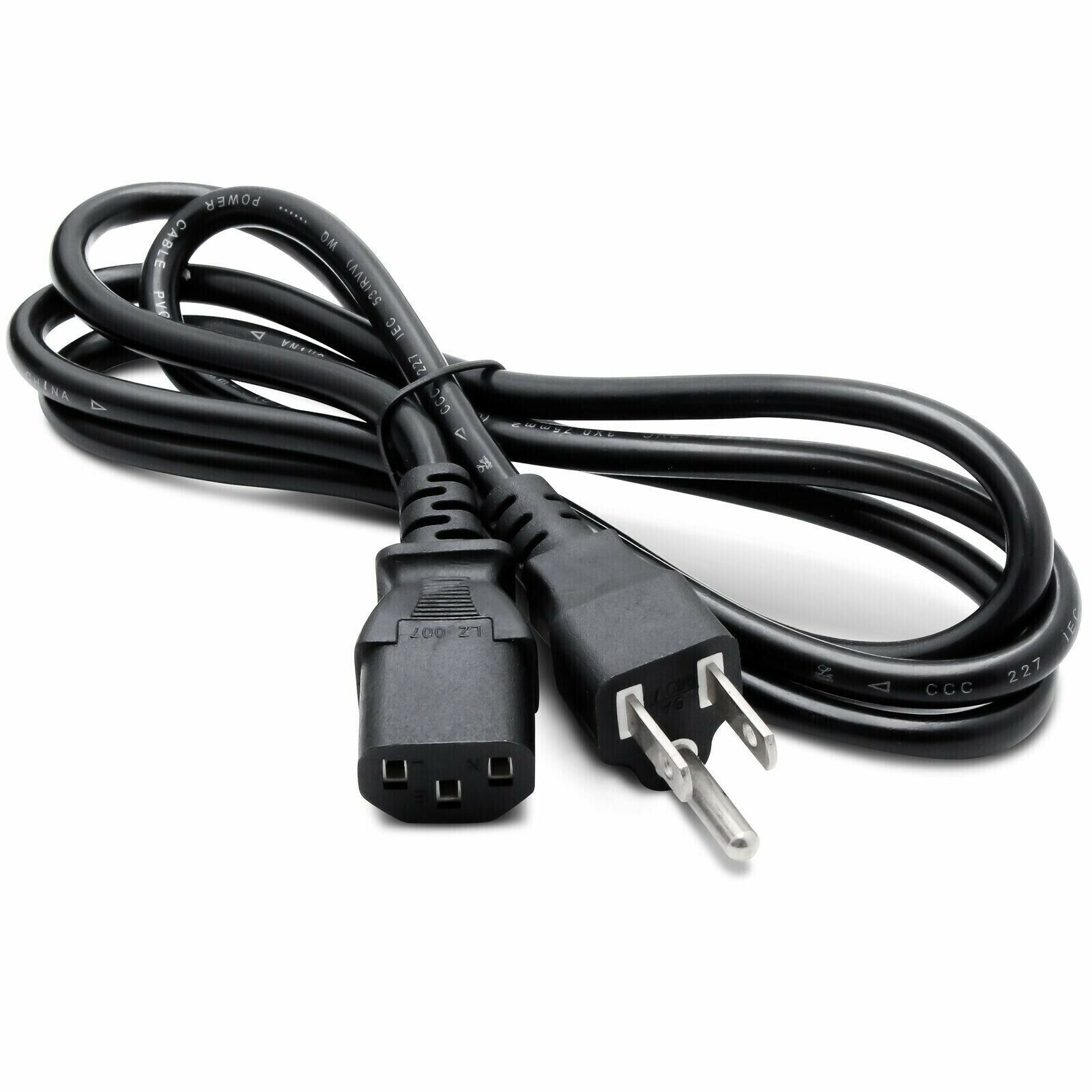 5ft ETL AC Power Cord Cable Lead For ECOXGEAR EcoBoulder+ Speakers 3-prong US