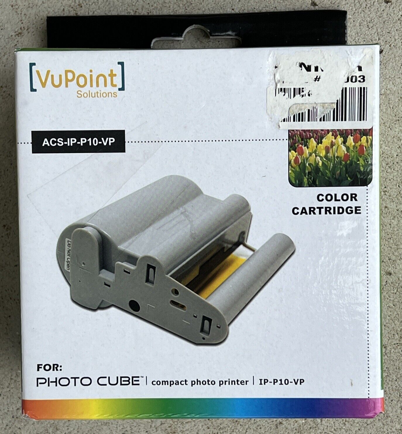 VuPoint Solutions ACS-IP-P10-VP Color Ink Cartridge For Photo Cube New Sealed