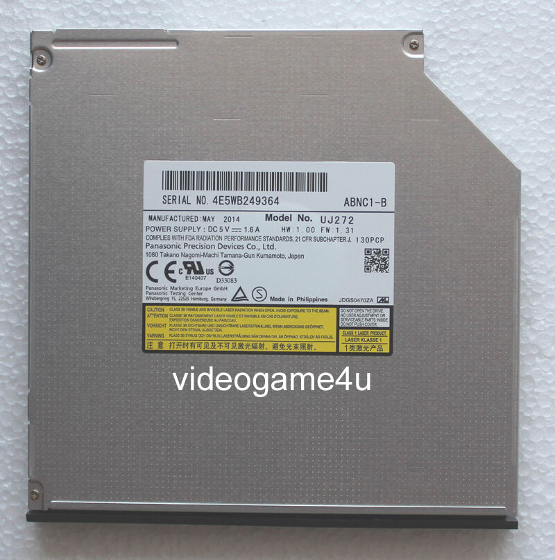 SATA 9.5 mm Panasonic/Matshita UJ272 UJ-272 Blu Ray BD DVD Burner BD XL 100GB