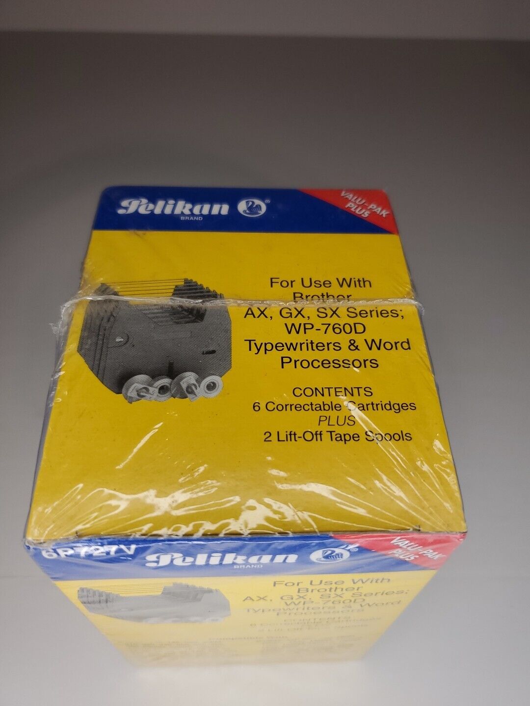 Pelikan Typewriter 6 Cartridges 2 Spools for Brother AX GX SX Wp-760d