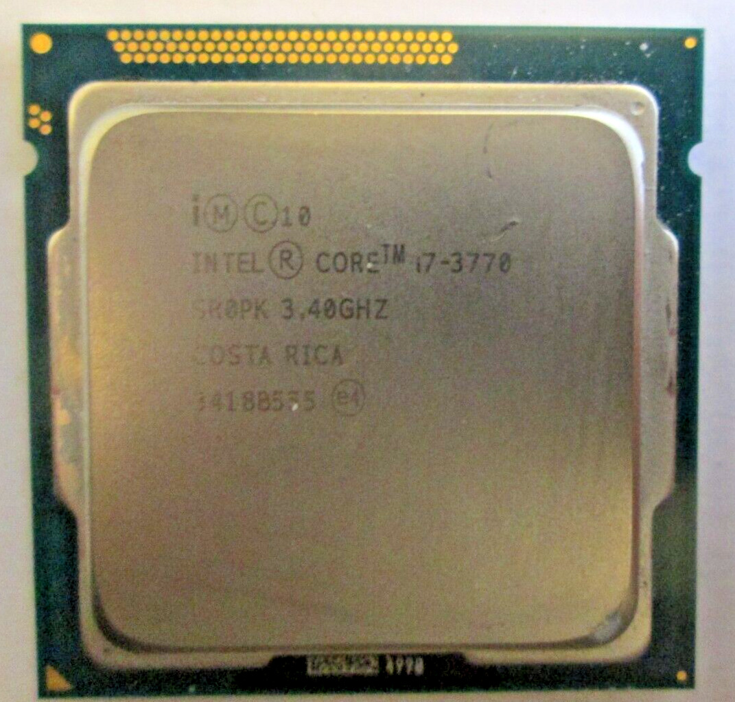 Intel Core i7-3770 - Quad Core 3.40GHz CPU Processor SR0PK