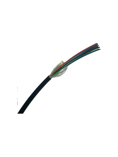 1000ft - 6 Strand Singlemode Indoor/Outdoor SMF-28 Riser Rated Fiber Optic Cable