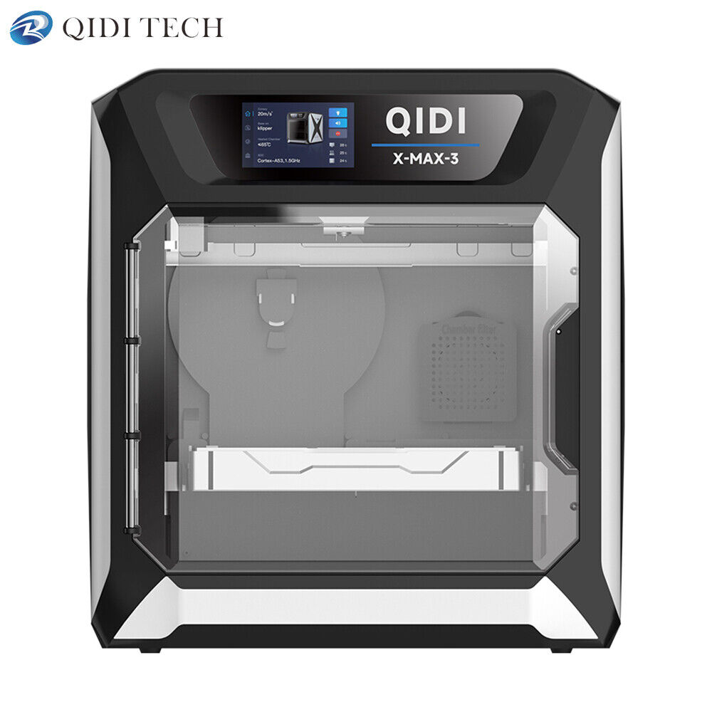QIDI MAX3 3D Printer 12.8×12.8×12.4'' Automatic Leveling 5.0'' Touchscreen I9B6