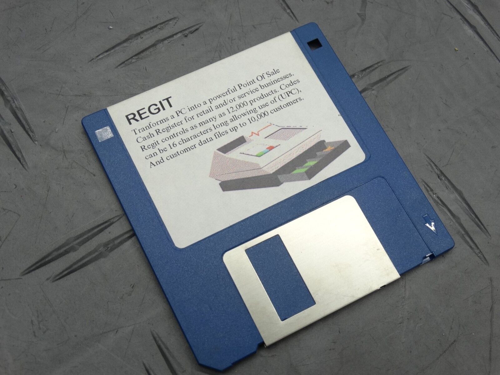 Regit POS Vintage Software in 3.5” Floppy Format Mainframe Collection