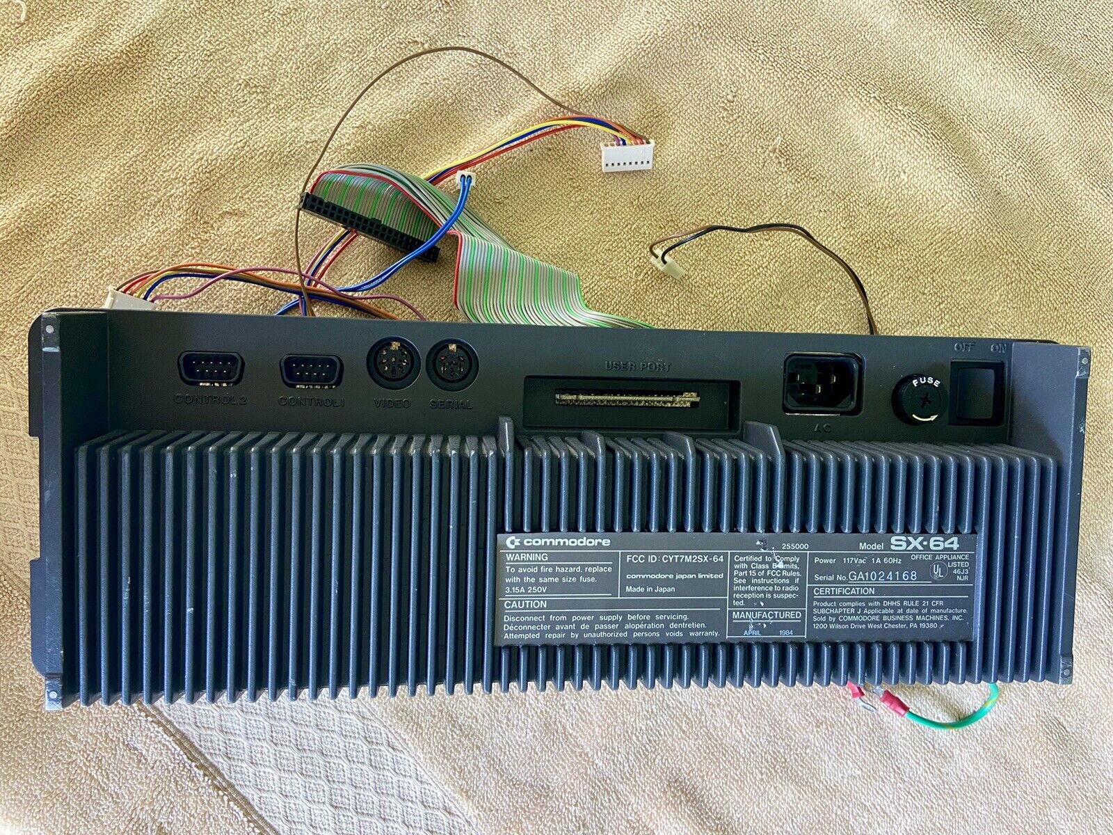 Commodore SX-64 Power Supply Module - Works - 255000 - SR34 - SX64