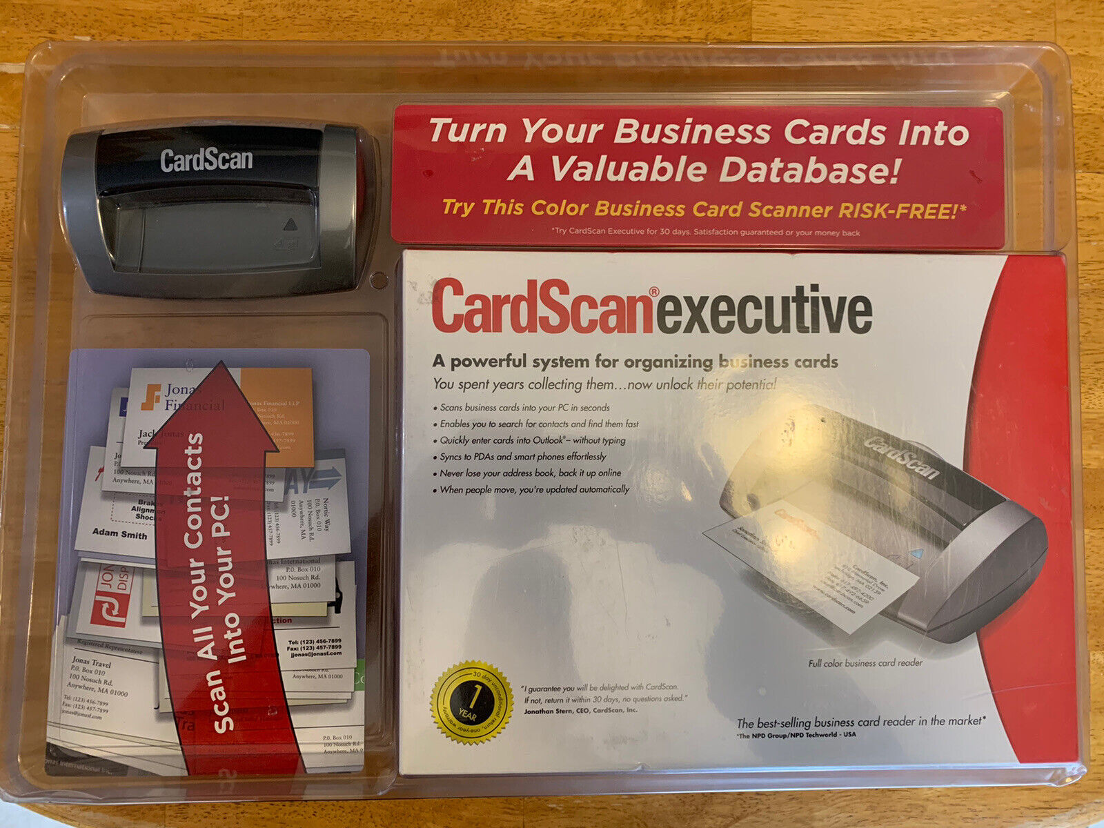 CARDSCAN Executive 700 factory sealed total system. NIB