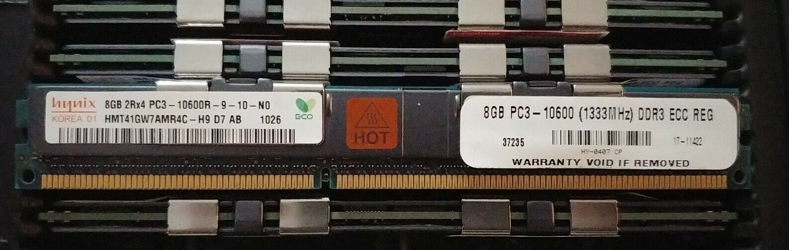 49Y1441 47J0152 HYNIX HMT41GW7AMR4C-H9 8GB 2RX4 PC3-10600R VLP MEMORY DDR3
