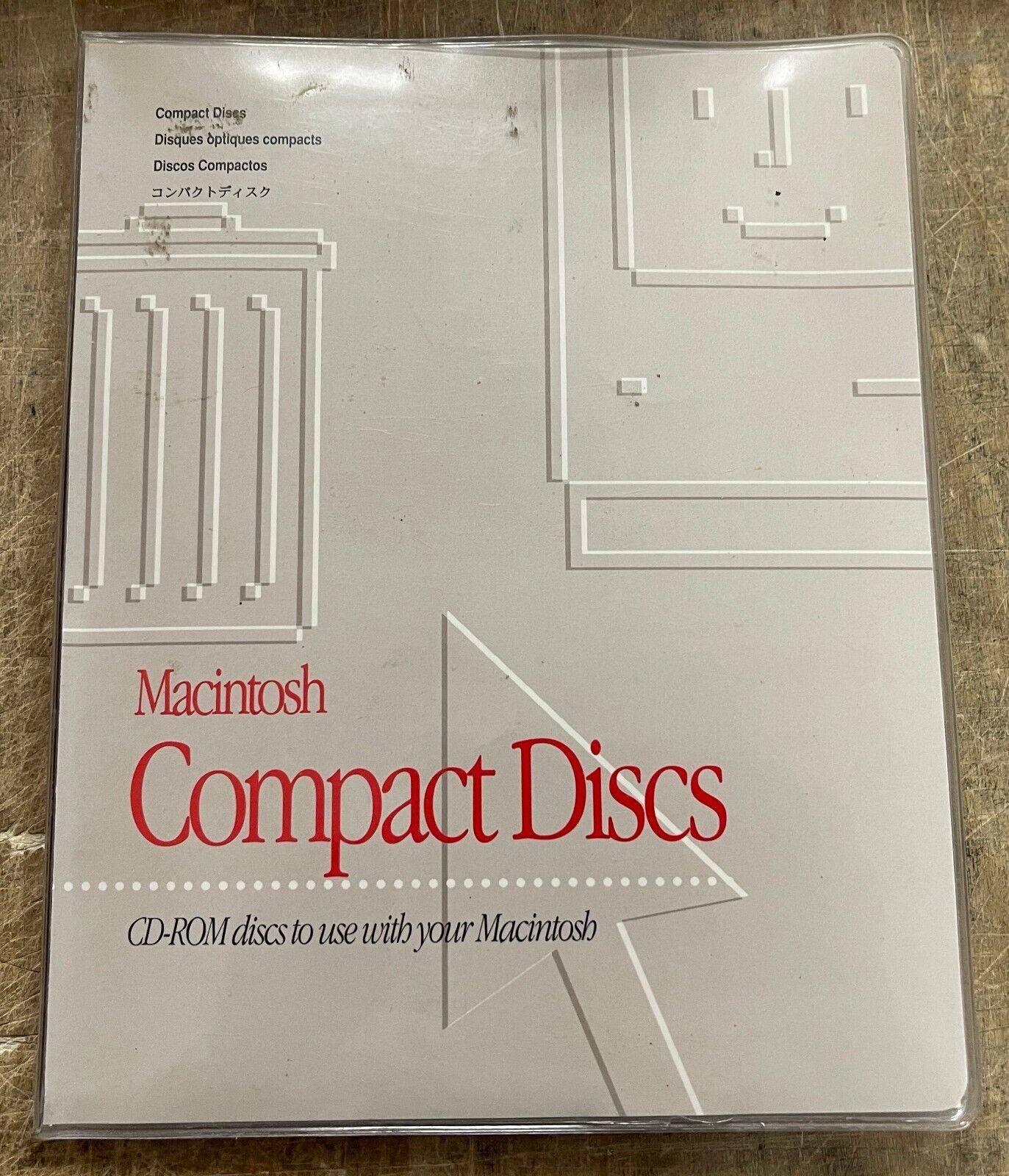 VINTAGE Apple Macintosh Performa 6290CD CD-ROM discs P/N: 600-3755