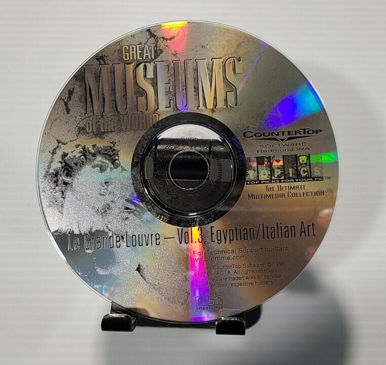 Great Museums of the World Volume Vol. 3 1999 CD-ROM Windows 95 Le Grande Louvre